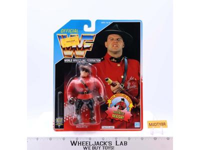The Mountie Mash WWF Wrestling 1992 Hasbro Action Figure NEW MOSC SEALED