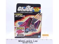 Cobra Jet Pack 100% Complete W/Box GI Joe 1987 Hasbro Vintage Action Figure