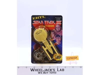 Excelsior Star Trek 1984 ERTL Vintage Action Figure NEW MOSC SEALED