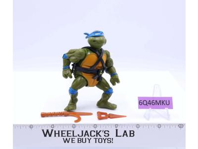 Leonardo HARD HEAD Teenage Mutant Ninja Turtles 1988 Playmates Vintage Figure