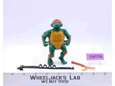 Michelangelo HARD HEAD Teenage Mutant Ninja Turtles TMNT 1988 Vintage Figure