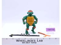 Michelangelo HARD HEAD Teenage Mutant Ninja Turtles TMNT 1988 Vintage Figure