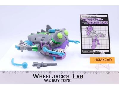 Gnaw Sharkticon 100% Complete 1986 Vintage Hasbro G1 Transformers Action Figure