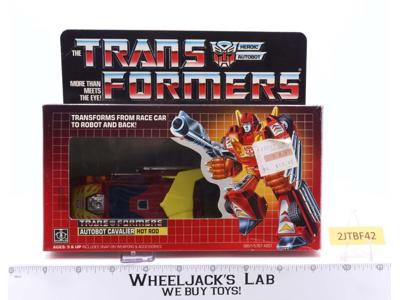 Hot Rod 100% Complete W/Box 1986 Vintage Hasbro G1 Transformers Action Figure