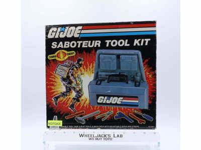 Saboteur Tool Kit EMPTY BOX GI Joe 1985 Nasta Role Play Accessory Kit