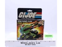 Machine Gun Pac Rat Complete W/Box GI Joe 1983 Hasbro Action Figure Vehicle
