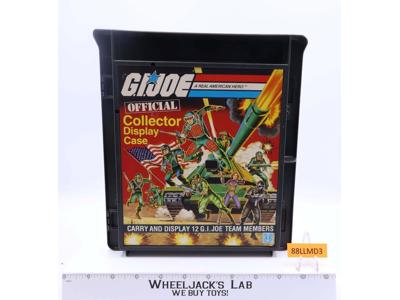 GI Joe Collector Display Case 1983 Vintage Hasbro Vintage