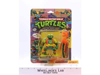 Mike the Sewer Surfer Teenage Mutant Ninja Turtles TMNT 1990 Playmates NEW MOSC