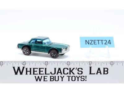 Mercedes Benz 280SL Aqua Green 1969 Redline Hot Wheels Mattel Vintage RL