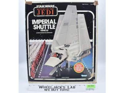 Imperial Shuttle 100% Complete W/Box Star Wars ROTJ 1984 Kenner Action Figure