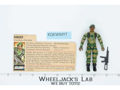 Stalker V1.5 Swivel Arm 100% Complete G.I. Joe Hasbro 1983 Vintage Action Figure