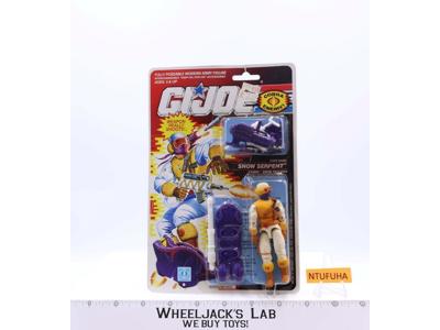 Snow Serpent GI Joe 1990 Hasbro Vintage Action Figure NEW MOSC SEALED