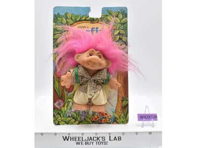 Hiker Norfin Troll W/Pink Hair Adopt A Norfin 1986 Thomas Dam EFS Marketing MOC