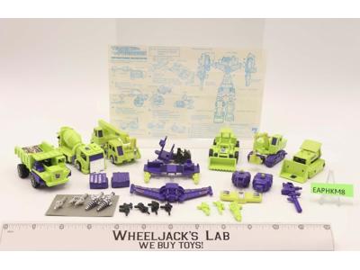 Devastator 100% Complete Vintage 1985 G1 Transformers Hasbro Action Figure