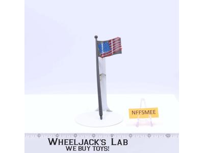 USS Flagg Aircraft American & GI Joe Flag Pole 1985 GI Joe Vintage