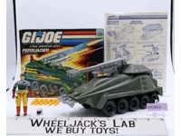 Persuader W/Backstop 100% Complete W/Box GI Joe 1987 Action Figure Vehicle