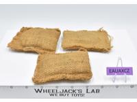 Combat Sand Bag Set of 3 Complete G.I. Joe Hasbro 1964 Vintage 12" Accessory