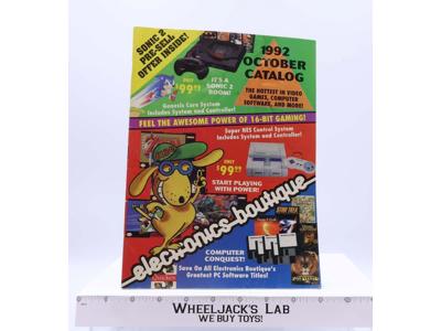 Electronics Boutique EB October 1992 48-Page Video Game Catalog, NES Genesis PC