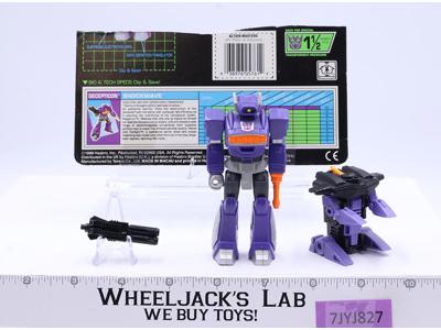 Shockwave Action Masters 100% Complete Vintage 1989 G1 Transformers Hasbro