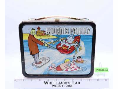 Addams Family Metal Lunchbox NO THERMOS King-Seeley Thermos 1974 Vintage