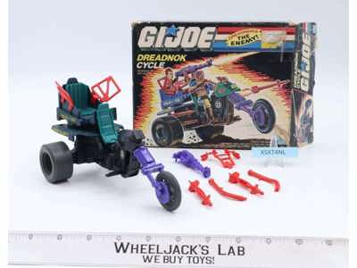 Dreadnok Cycle 100% Complete W/Box GI Joe 1987 Hasbro Action Figure Vehicle