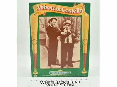 Abbott & Costello Who's on First? 10 & 11" MIB 1984 Ideal Vintage Doll
