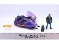 Piranha W/ Sly Rax 100% Complete M.A.S.K. 1985 Kenner Action Figure Vehicle