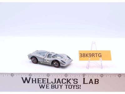 Porsche 917 Gray Enamel 1970 Redline Hot Wheels Mattel Vintage RL
