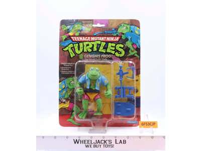 Genghis Frog Teenage Mutant Ninja Turtles TMNT 1988 Playmates NEW MOSC SEALED
