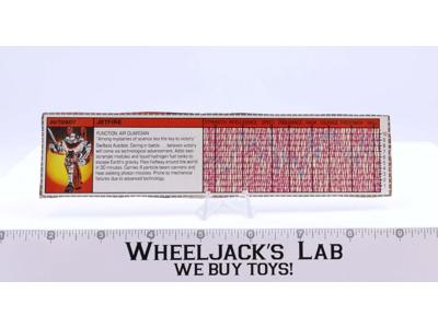 Jetfire Action Figure Tech Spec 1985 Vintage Hasbro G1 Transformers