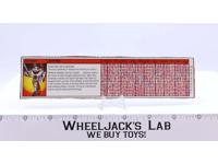 Jetfire Action Figure Tech Spec 1985 Vintage Hasbro G1 Transformers