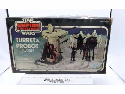Turret & Probot 100% Complete W/Box Star Wars ESB 1980 Kenner Playset