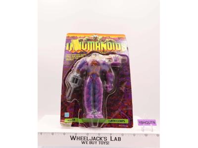 Auger 100% Complete W/Card Inhumanoids 1986 Hasbro Vintage Action Figure