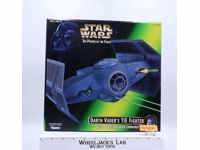 Darth Vader's Tie Fighter Complete W/Box Star Wars POTF 1997 Hasbro Vehicle