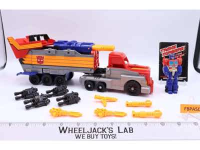 Optimus Prime Armored Convoy Action Masters 100% Complete G1 Transformers