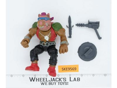 Bebop SOFT HEAD 100% Complete Teenage Mutant Ninja Turtles Playmates 1988 Figure
