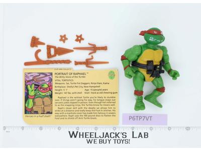 Raphael SOFT HEAD 100% Complete Teenage Mutant Ninja Turtle Playmates 1988