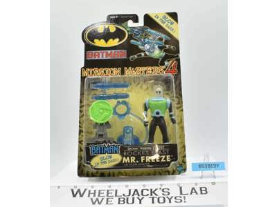 Rocket Blast Mr. Freeze Batman Mission Masters 4 Batman NEW MOSC Hasbro 2001