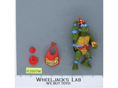 Classic Party Reptile Leo Bodacious Birthday TMNT 100% Complete 1992 Playmates