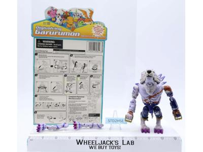 Garurumon Digimon Digivolving Digivolve WereGarurumon 1999 Bandai Complete