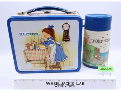 Holly Hobbie Metal Lunchbox with Thermos 1972 Aladdin