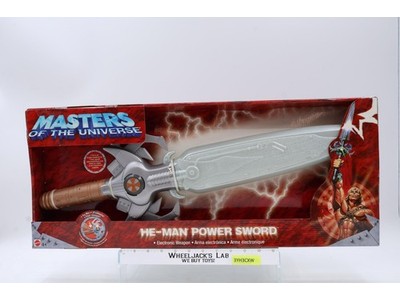 He-Man Power Sword Masters of the Universe MOTU 2001 Mattel NEW SEALED
