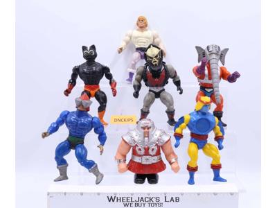 Lot of 7 He-Man Masters Of The Universe MOTU Vintage 1980's Mattel Figures