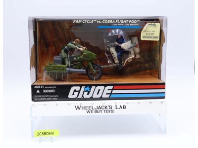 Ram Cycle vs Cobra Flight Pod GI Joe 2008 Hasbro NEW MISB SEALED
