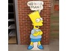 Bart Simpson No Way Man! #1 1990 Standee / Promo Cardboard Display Matt Groening