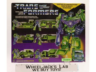 Devastator 100% Complete W/Box & Insert 1985 Vintage G1 Transformers Figure