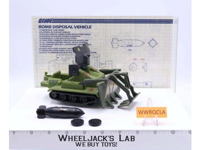 Bomb Disposal 100% Complete GI Joe 1985 Hasbro Action Figure Vehicle
