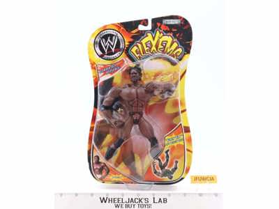 Booker T WWE Wrestling Flex'ems 2003 Jakks Pacific NEW MOSC SEALED 7"