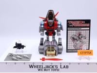 Slag 100% Complete 1985 Vintage G1 Transformers Triceratops Action Figure
