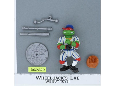 Grand Slammin' Raph 100% Complete Teenage Mutant Ninja Turtles TMNT 1991 Vintage